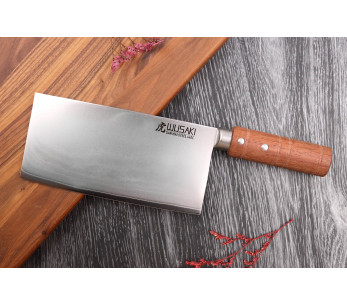 Coltello da chef cinese Wusaki Padouk San Maï da 17,5 cm 2