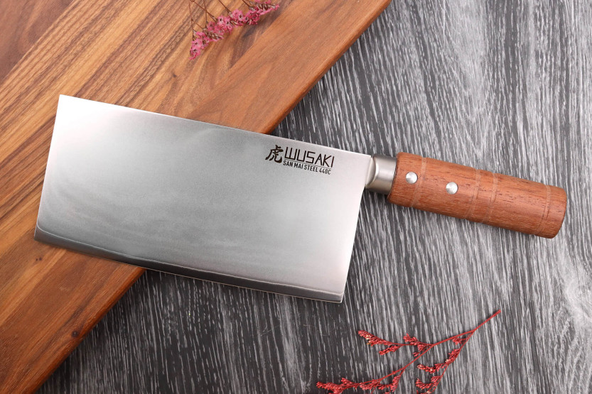 17,5cm Wusaki Padouk San Maï Kinesisk kockkniv