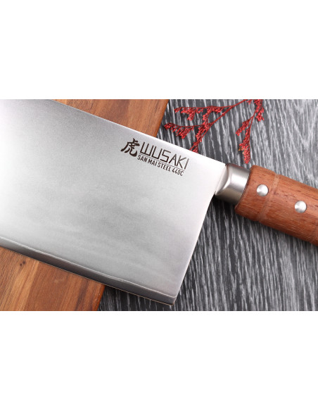 17,5cm Wusaki Padouk San Maï Kinesisk kockkniv