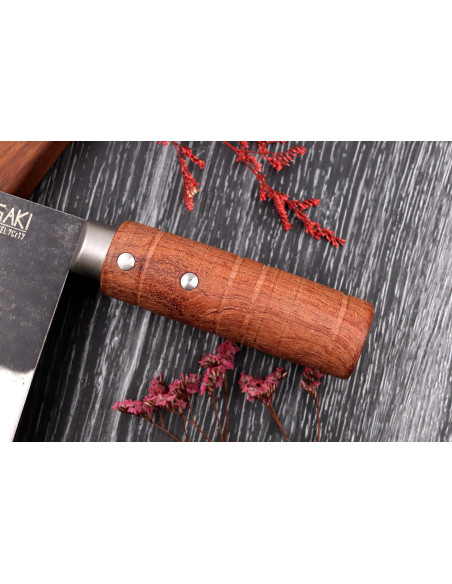 Coltello da chef cinese Wusaki Padouk da 20 cm