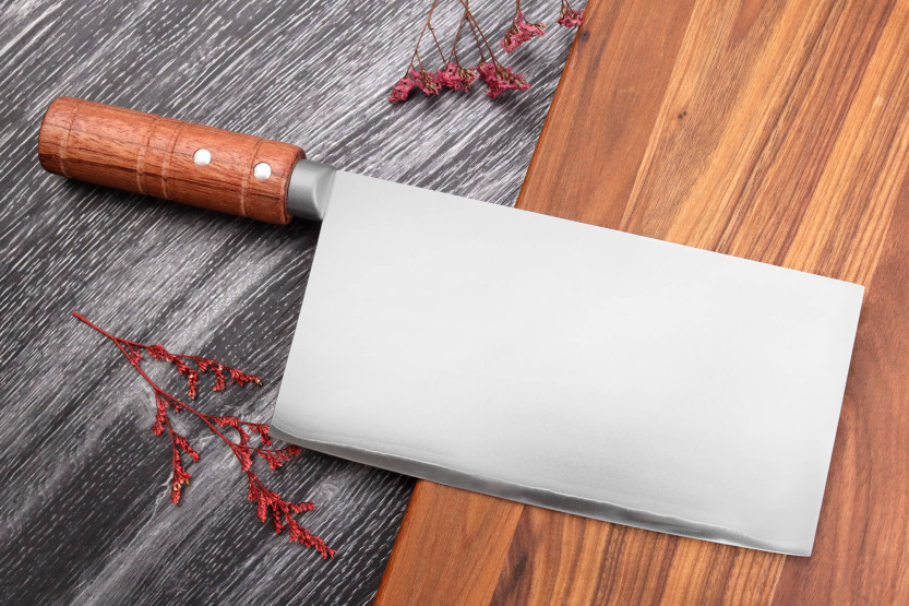 Chinese chef ' s knife 20cm Wusaki Padouk San Mai