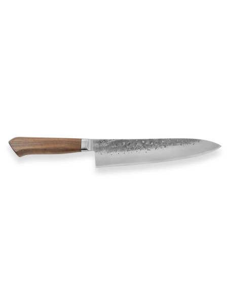 Wusaki Nogami BS2 21cm handgjord japansk kockkniv med valnötshandtag