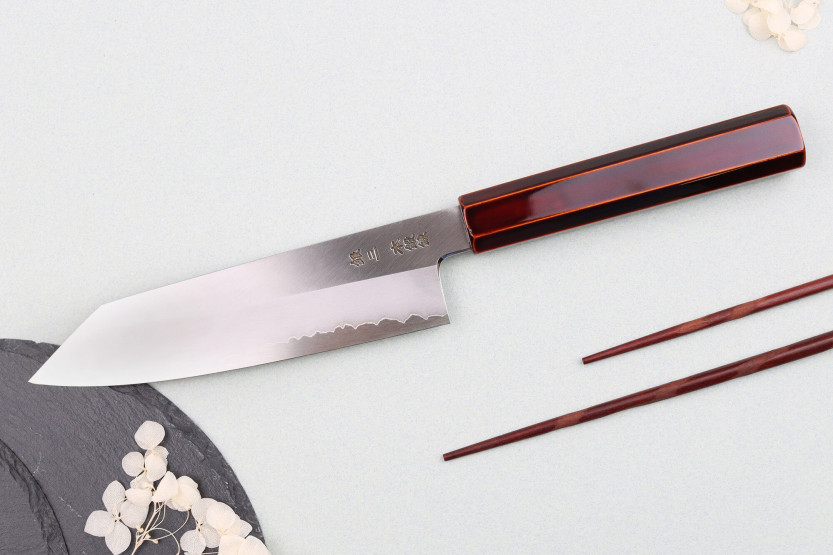 Hado Ginsan Kijiro 18cm japanilainen käsintehty santoku ko veitsi