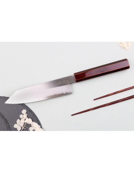 Coltello santoku ko 18cm Hado Ginsan Kijiro coltello tradizionale giapponese