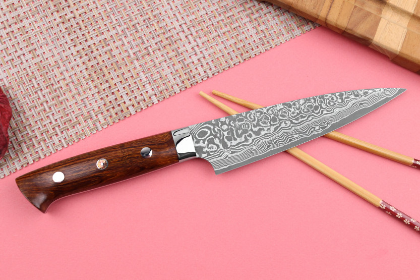 Takeshi Saji R2 Damascus Mozaïek Japans hobbymes 15cm