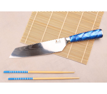 Kutoyama Blue Wave 20cm kiritsuke veitsi 2