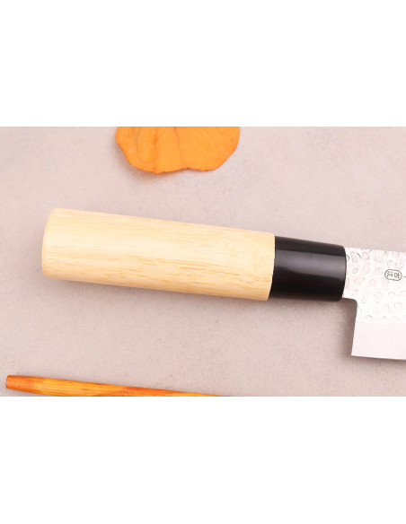 Couteau santoku 17cm japanilainen Satake Magoroku Saku en magnolia