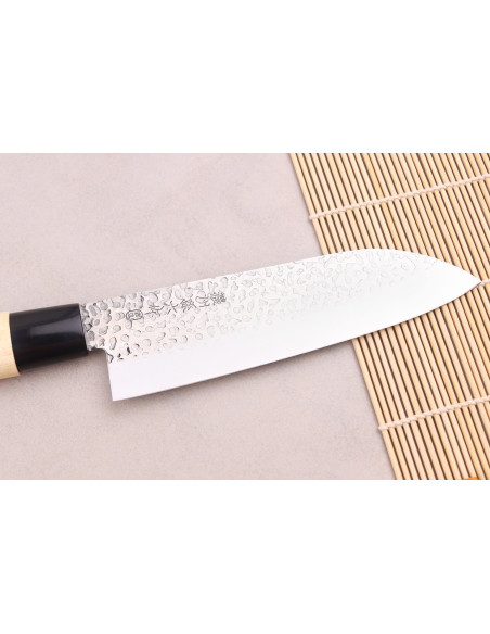 Couteau santoku 17cm japonês Satake Magoroku Saku em magnólia