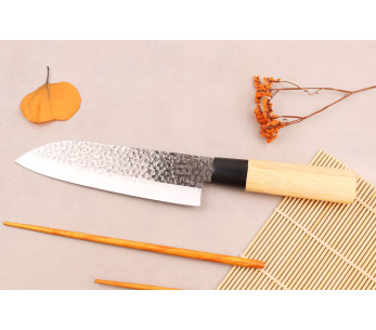 Couteau santoku 17cm japonês Satake Magoroku Saku em magnólia 2