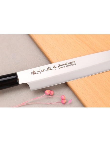 Satake 24 cm japansk sashimi-kniv med magnolia-håndtag