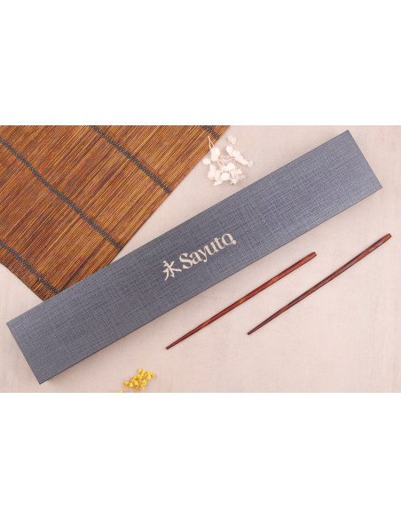 Cuchillo Yanagiba Sayuto 24cm Mango Ébano 7Cr