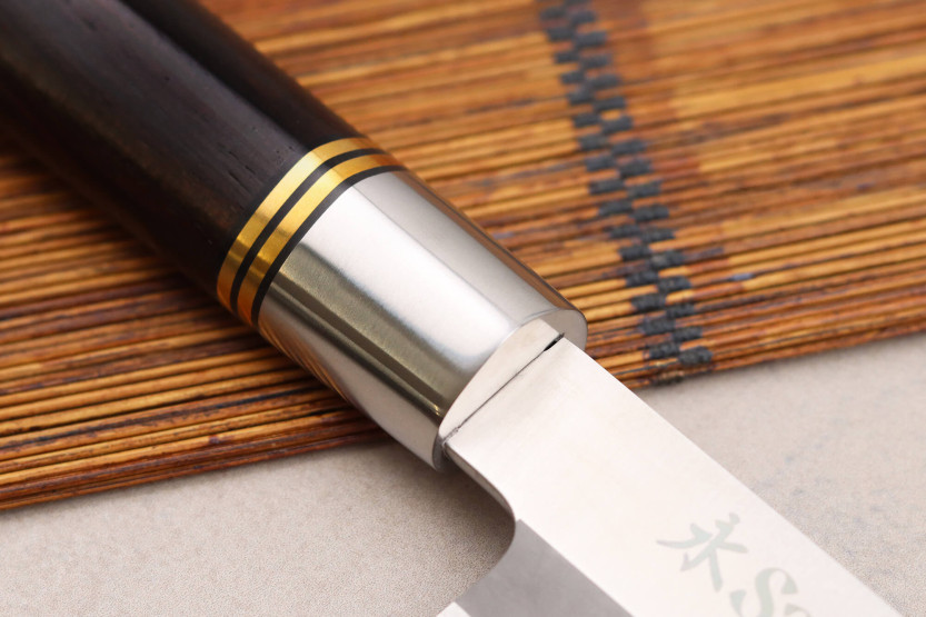 Sayuto 24cm yanagibakniv Ebenholts 7Cr ebenholtshandtag