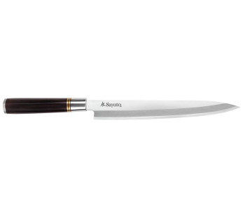 Sayuto 24cm yanagiba veitsi Ebony 7Cr ebony kahva