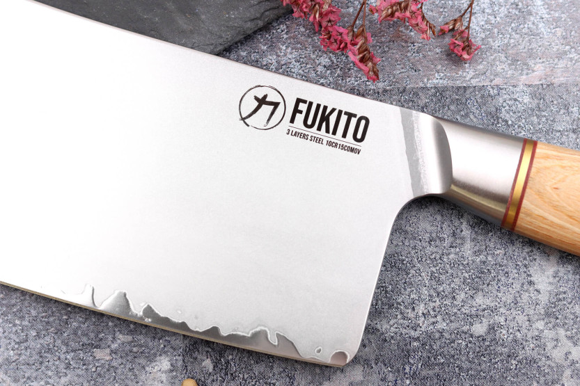 Fukito Pakka San Mai 19cm hakmes