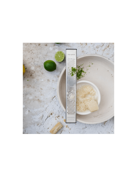 Microplane 30th Anniversary Edition 2-i-1 rasp i rustfrit stål