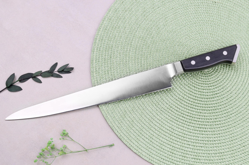 Glestain K-sarjan 27cm japanilainen sujihiki hunajakennoveitsi