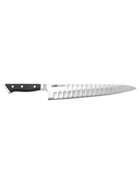 Glestain K Series 30cm Japanese chef ' s knife with honeycomb design