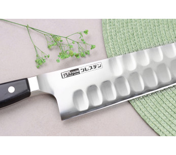Glestain K Series 30cm Japans koksmes met honingraatmotief 2