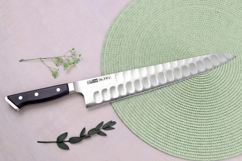 Glestain K Series 30cm Japans koksmes met honingraatmotief