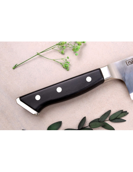 Glestain K Series 30cm Japans koksmes met honingraatmotief