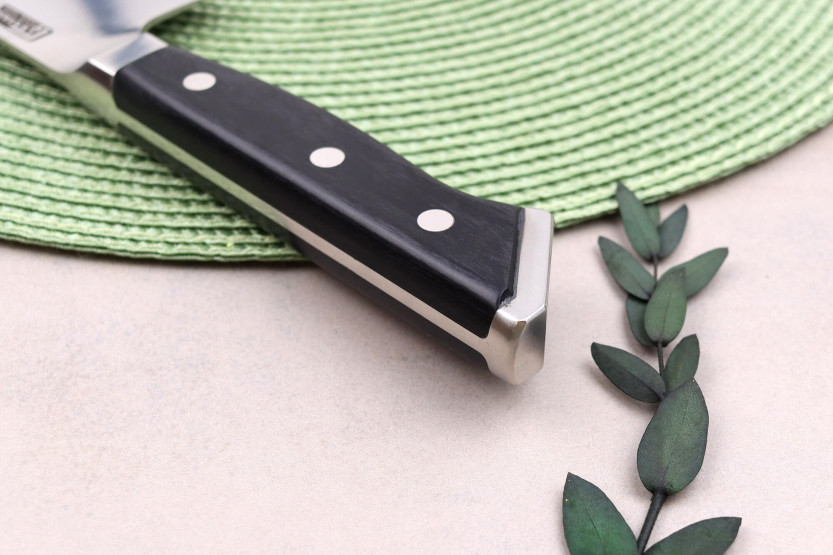 Cuchillo de cocinero japonés Glestain Serie K 30cm con agujeros