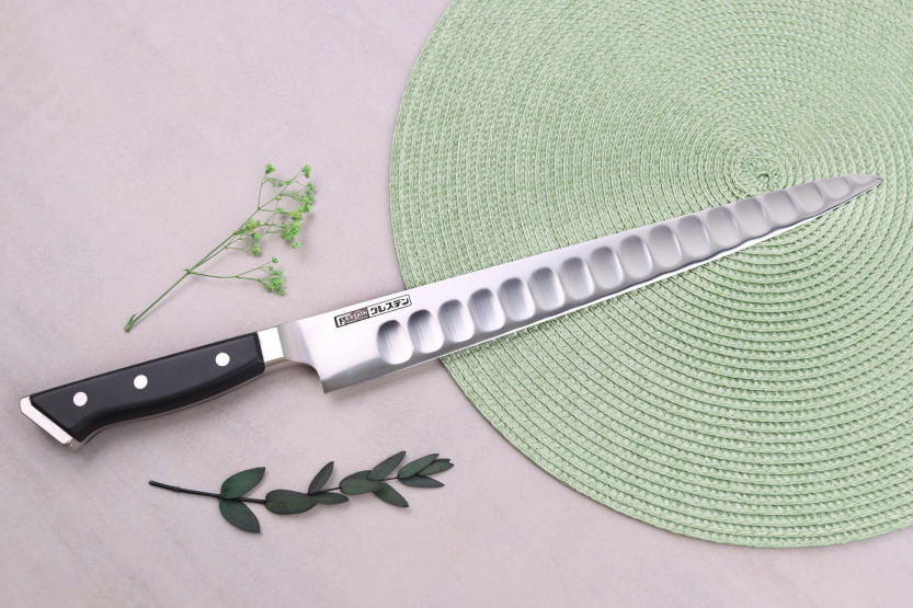Glestain K-sarjan 30cm sujihiki japanilainen onttokärkinen veitsi