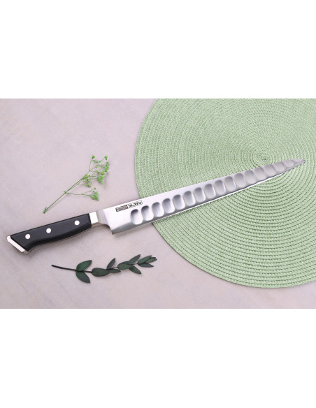 Glestain K-sarjan 30cm sujihiki japanilainen onttokärkinen veitsi