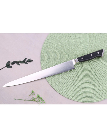 Glestain K-sarjan 30cm sujihiki japanilainen onttokärkinen veitsi