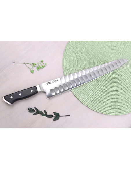 Glestain K Series 33cm japansk kockkniv med bikakedesign