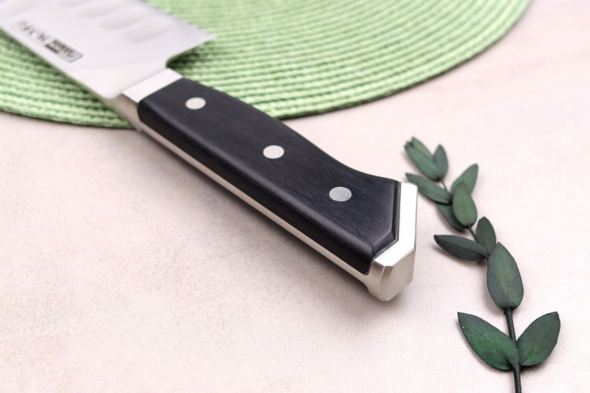 Glestain K Series 36cm japansk kockkniv med bikakedesign