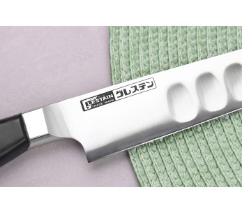 Cuchillo japonés de hoja hueca sujihiki Glestain Serie K 21cm 2