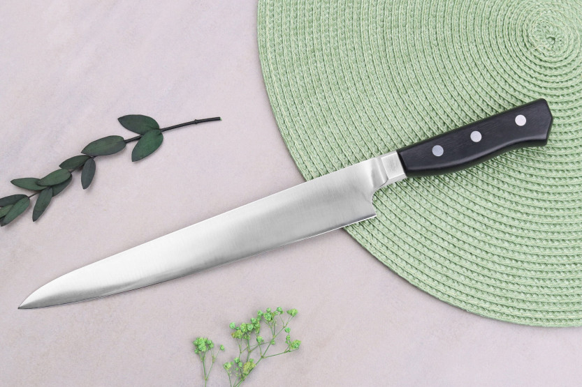 Glestain K Series 21cm sujihiki japans mes met holle snede
