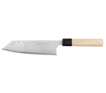 Faca bunka japonesa artesanal Masakage Shimo 17cm Shirogami