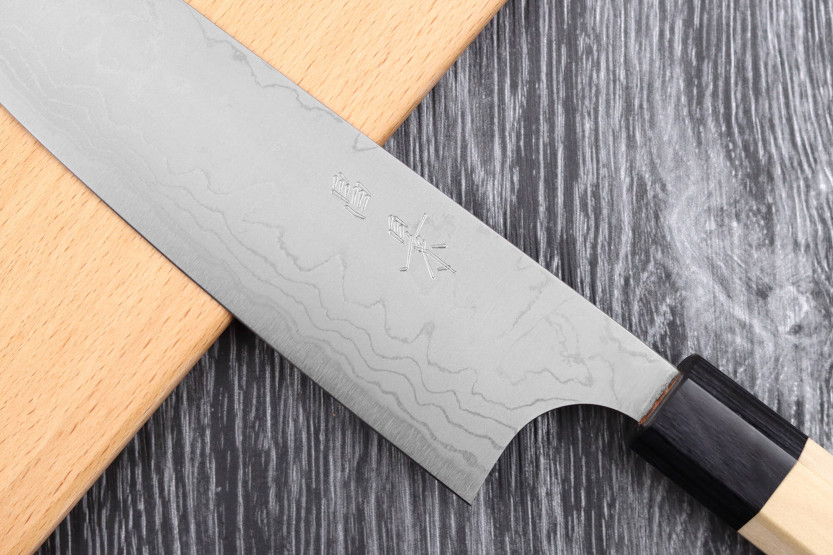 Faca bunka japonesa artesanal Masakage Shimo 17cm Shirogami