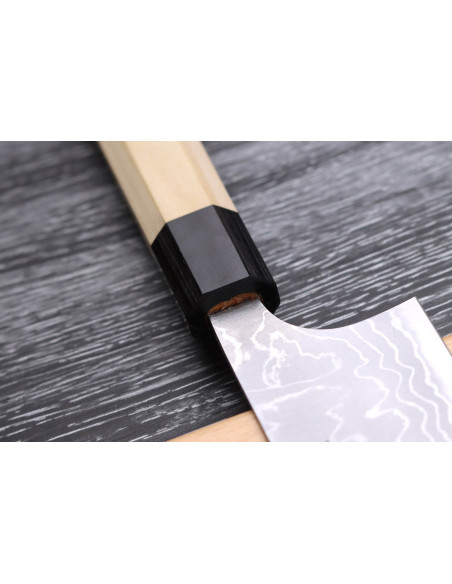 Masakage Shimo 17cm Shirogami japanilainen käsintehty bunka veitsi