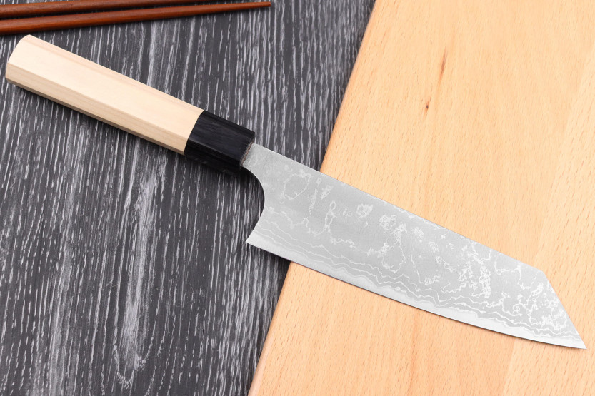 Masakage Shimo 17cm Shirogami japanilainen käsintehty bunka veitsi