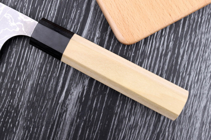 Faca bunka japonesa artesanal Masakage Shimo 17cm Shirogami