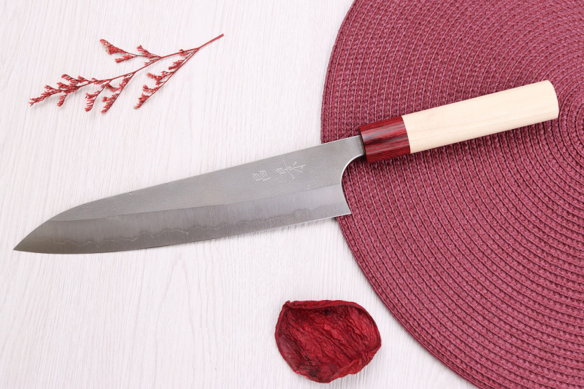 Masakage Yuki Shirogami 2 21 cm håndlaget japansk kokkekniv
