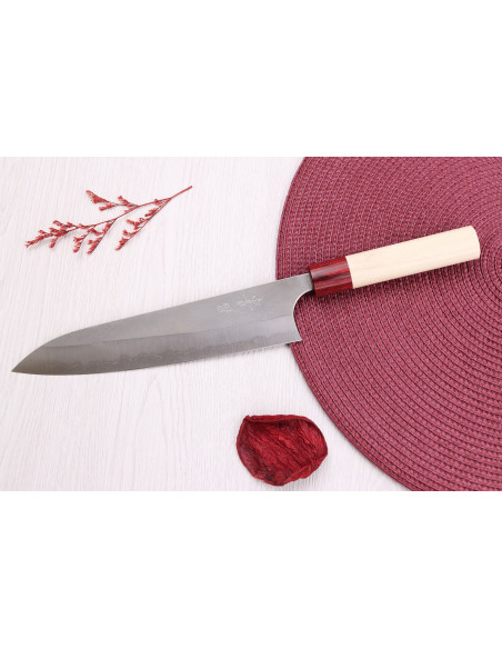 Masakage Yuki Shirogami 2 21cm cuchillo de cocinero japonés hecho a mano