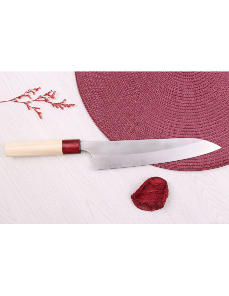 Kochmesser 21cm japanisch handgefertigt Masakage Yuki Shirogami 2