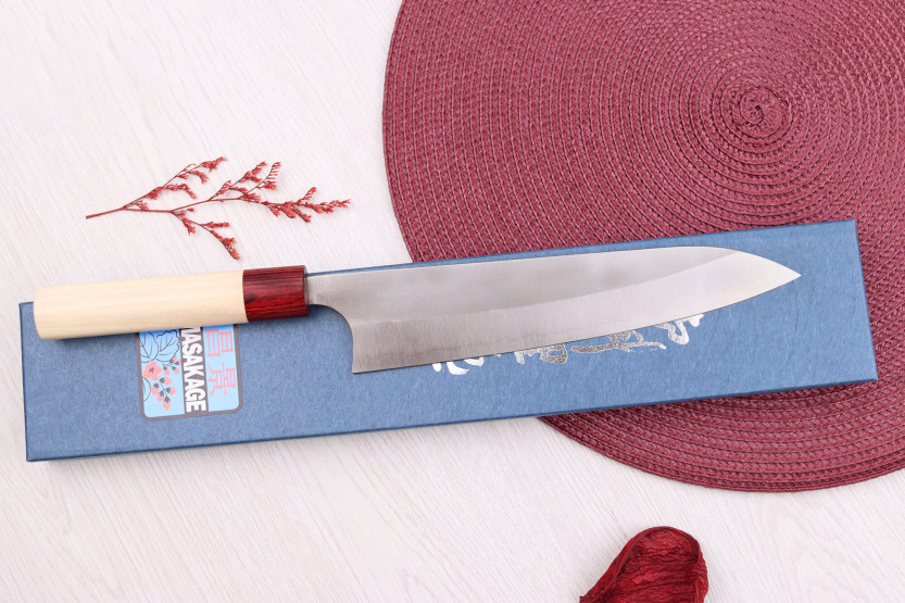 Masakage Yuki Shirogami 2 21cm handgemaakt Japans koksmes