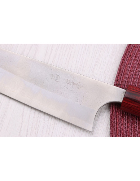 Coltello da cuoco giapponese Masakage Yuki Shirogami 2 21 cm fatto a mano
