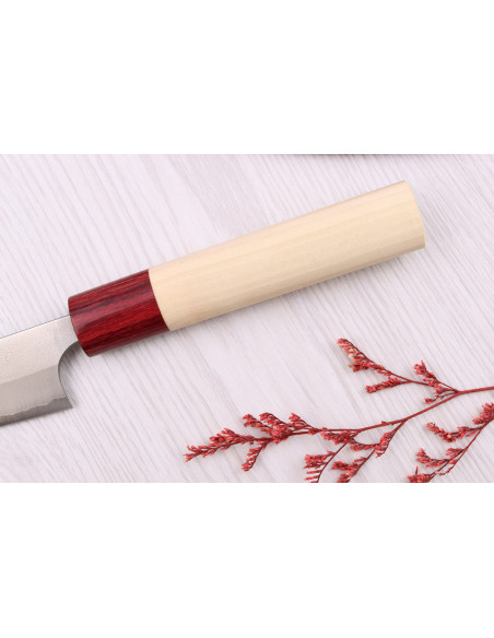 Cuchillo japonés Masakage Yuki Shirogami 2 12cm hecho a mano