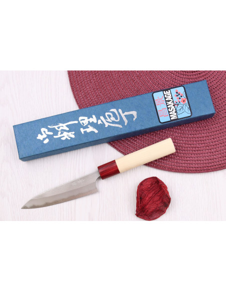 Masakage Yuki Shirogami 2 12cm käsintehty japanilainen yleiskäyttöinen veitsi