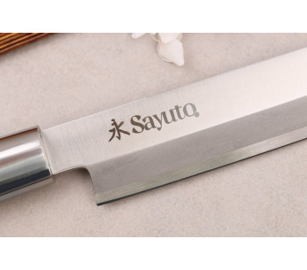 Cuchillo yanagiba Sayuto 27cm Mango Ébano 7Cr 2