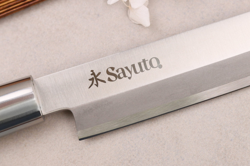 Yanagiba-Messer 27cm Sayuto Ebène 7Cr Griff
