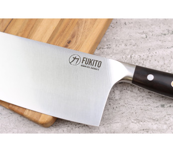Fukito Ebony X50 17,5cm kiinalainen kokki ' s veitsi 2