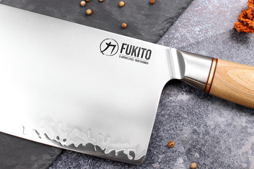 Fukito Pakka San Mai 19 cm kinesisk kokkekniv