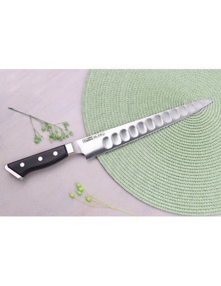 Glestain K Series 24cm sujihiki japans mes met holle snede