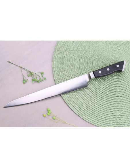 Glestain K Series 24cm sujihiki japans mes met holle snede